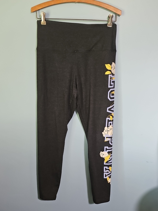 Victoria's Secret Pants - Victoria's Secret Floral LOVE PINK High-Waisted Yoga Pants Size Large